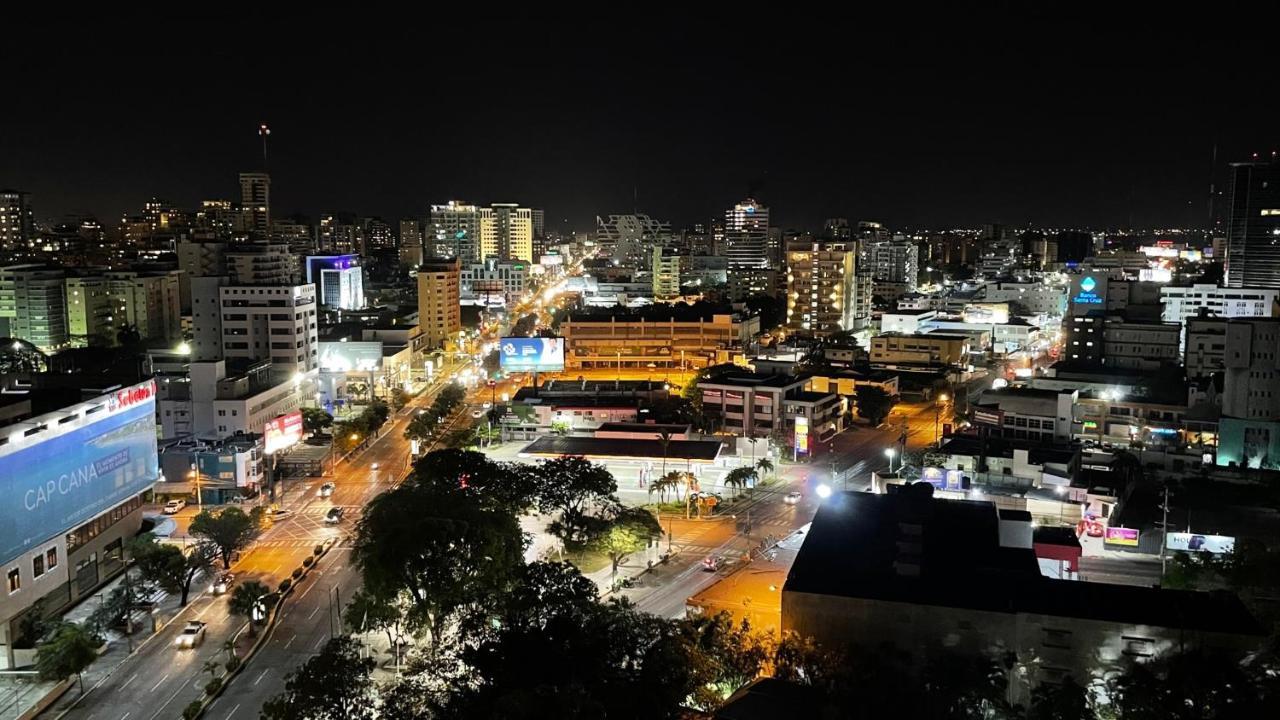 N1401 Espectacular Vista Downtown Santo Domingo Rd Apartment Bagian luar foto