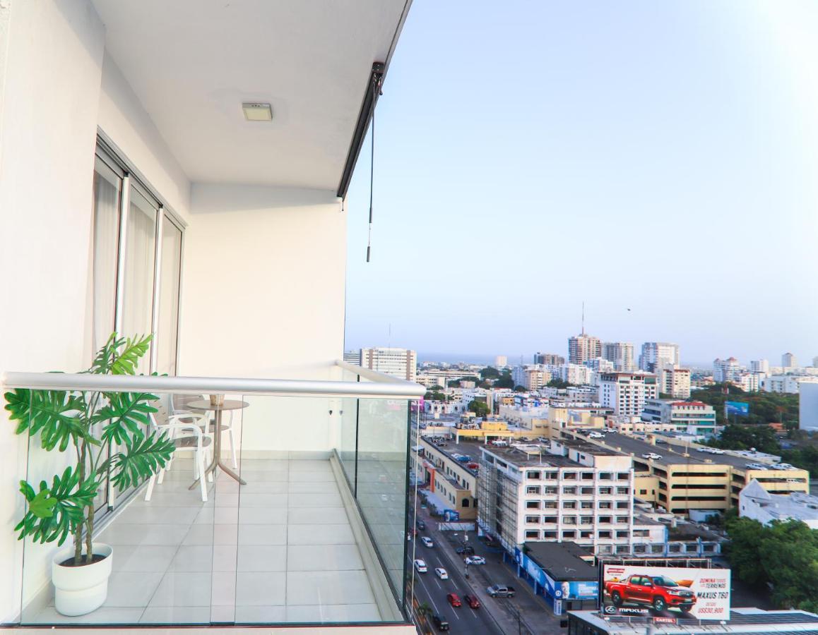 N1401 Espectacular Vista Downtown Santo Domingo Rd Apartment Bagian luar foto